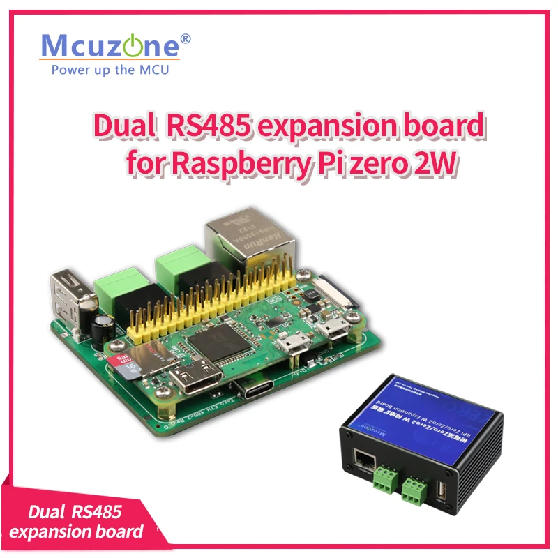 Placa de expansión RS485 dual para Raspberry Pi zero 2 W ISO driver libre zero WH ZERO W
