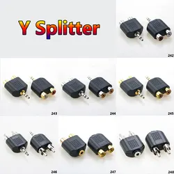 Cable de Audio Jack 3,5 mm a 2 RCA Macho Estéreo