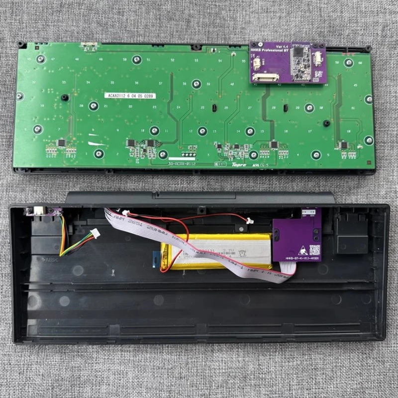 HHBKB-teclado profesional BT con condensador estático, Kit de modificación de tres modos, Bluetooth 2,4G, inalámbrico, uno a muchas mandos de conmutación - imagen 2