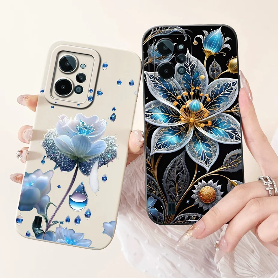 Para Realme C31 funda RMX3501 nueva funda de lujo pintada con caramelo funda de silicona suave para Realme C33 2023 C 31 RealmeC31 RealmeC33 Shell - imagen 3