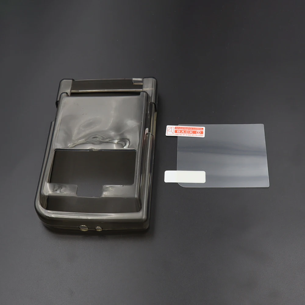 Para GBP, funda protectora transparente de TPU, funda suave para consola de juegos Gameboy Pocket y protector de pantalla - imagen 3