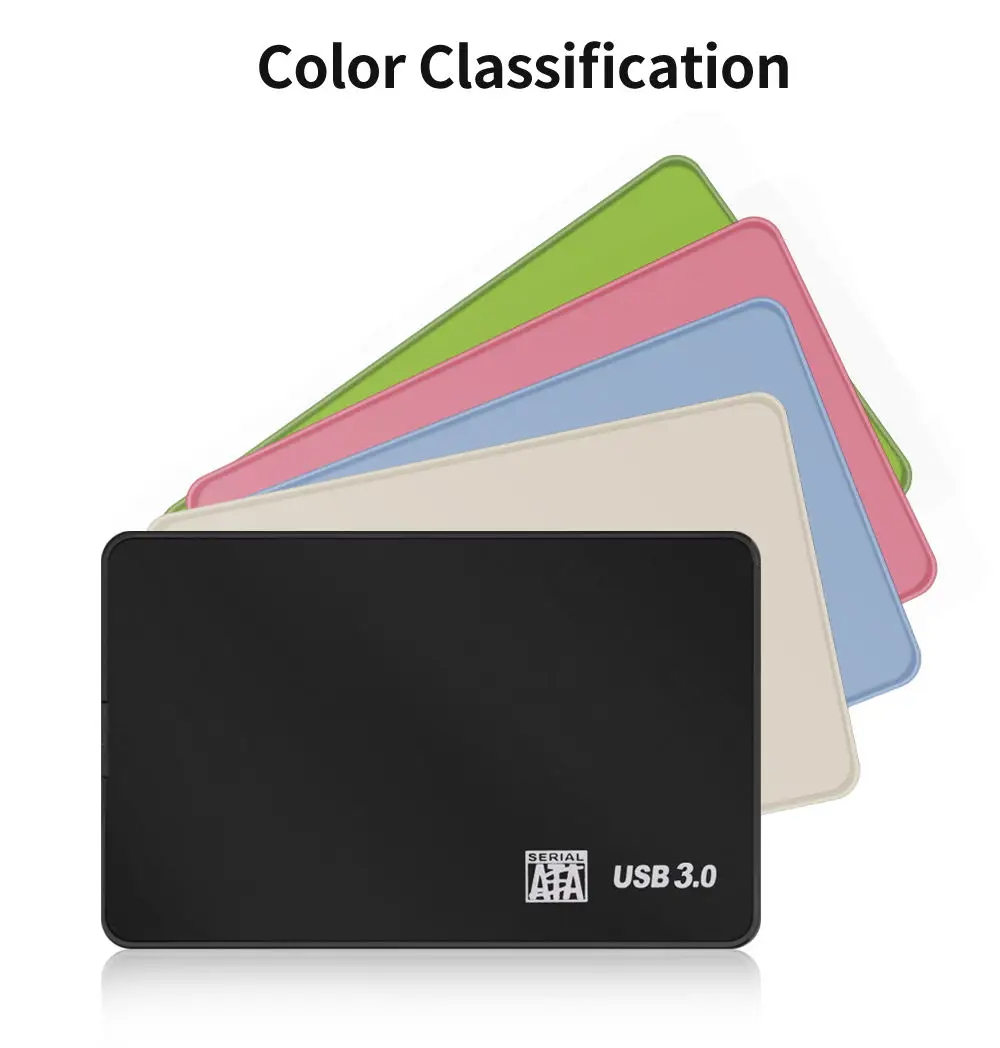 Funda HD Externo USB 3,0 a 2,5 pulgadas SATA HDD SSD caja de disco duro externo para PC portátil Smartphone PS5 - imagen 5