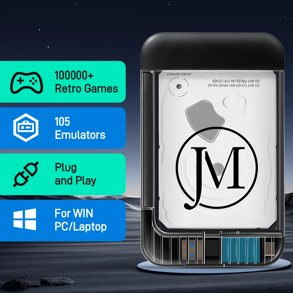 Disco duro de juego Retro con más de 100000 juegos Retro para consola de juegos Retro PS3/PS2/PS1/PSP/Sega Saturn/SNES/N64/NDS/MAME/GBA Plug & Play - imagen 2