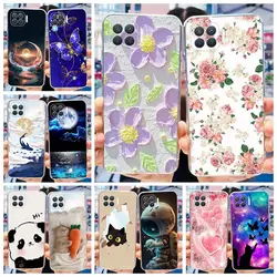Funda Silicona Oppo Reno4 Lite / 4F / 4Z Flores Coloridas