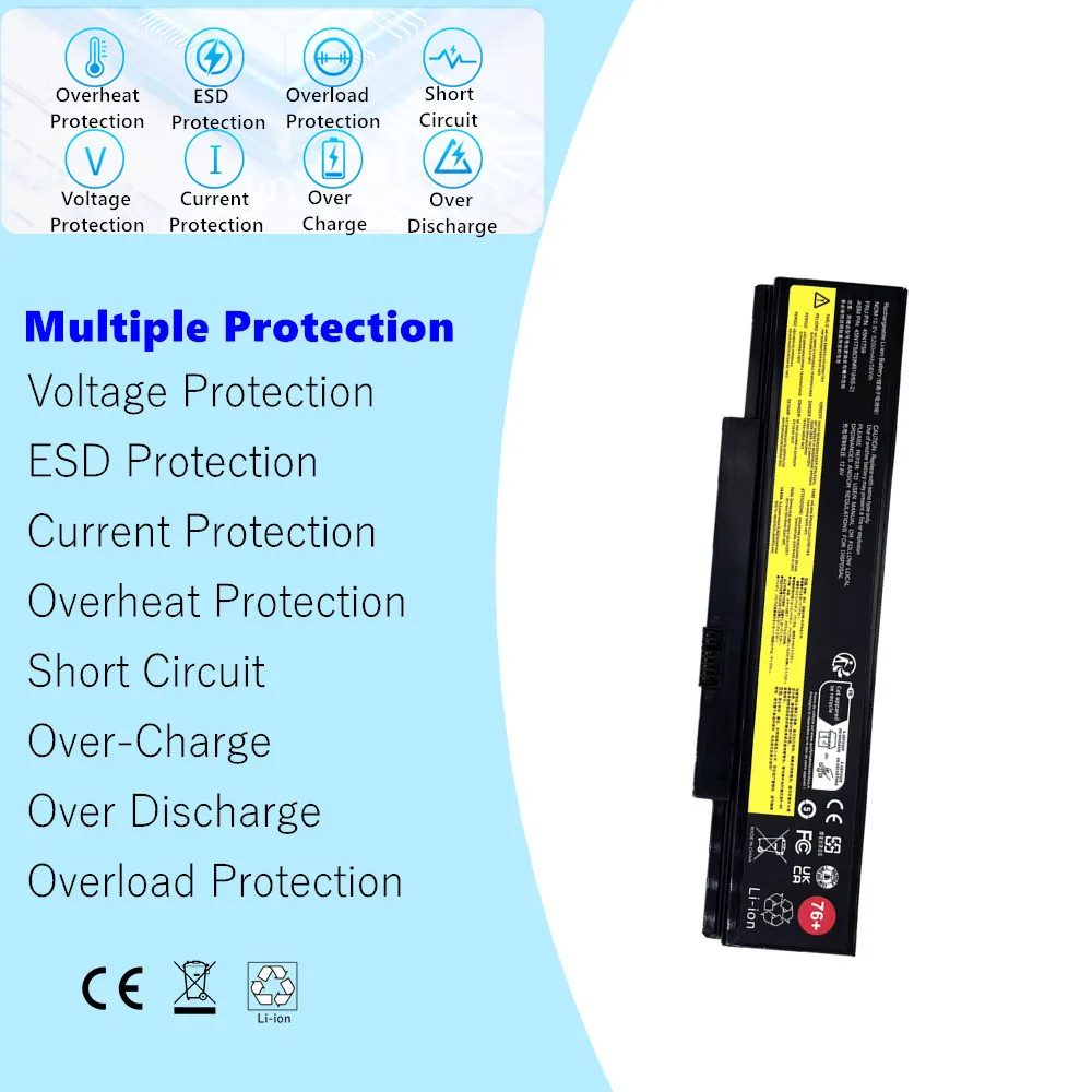 45N1762 45N1759 batería del ordenador portátil para Lenovo ThinkPad E550 E550C E560 E555 E565 E565C 45N1758 45N1760 45N1761 45N1763 - imagen 5