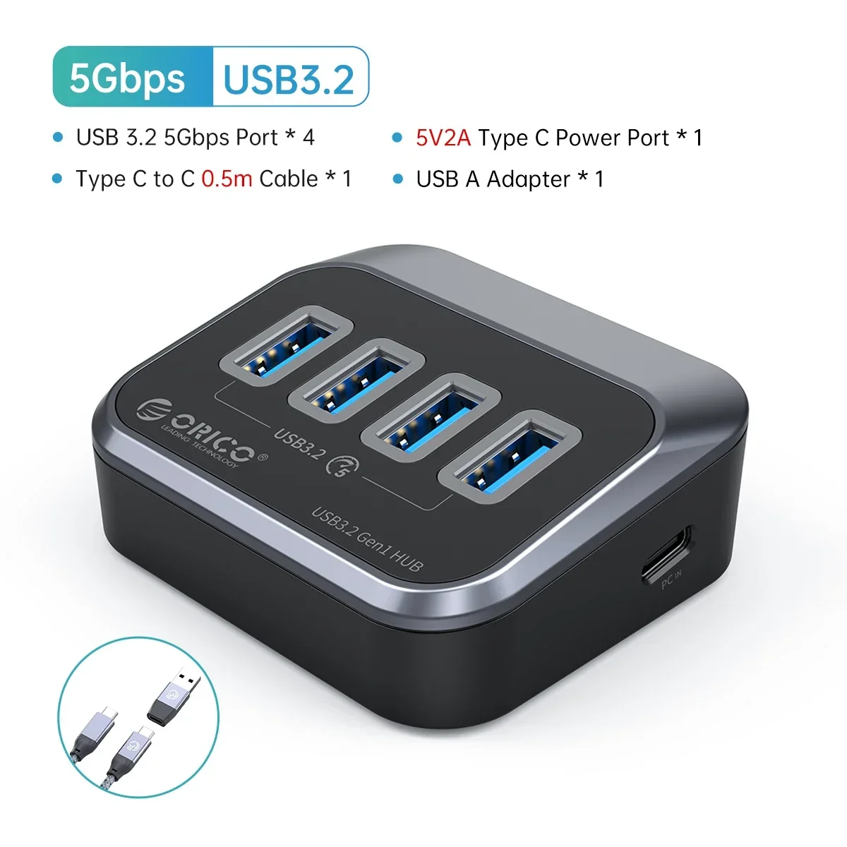4 Port USB 3.2