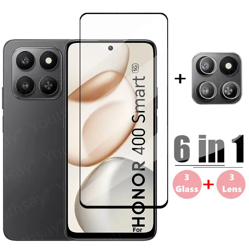 Vidrio de cubierta completa para Honor 400 vidrio templado inteligente Honor 400 Protector de pantalla inteligente película protectora de lente de teléfono Honor 400 Smart - imagen 2