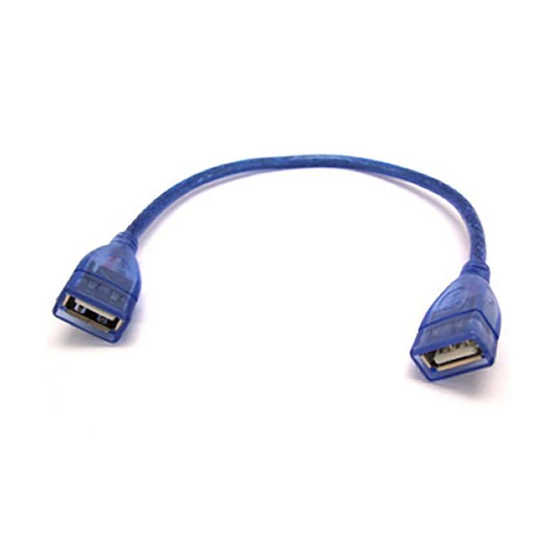 Divisor de Cable USB Dual, enchufe hembra USB 2,0 a enchufe hembra, adaptador de conversión, Cable de extensión USB, Cable de datos USB - imagen 4