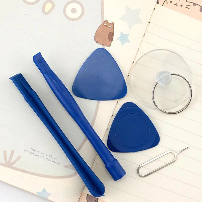 12 unids/set de herramientas de reparación de barra de palanca de pantalla de apertura de teléfonos móviles, juegos de destornilladores de desmontaje para teléfono inteligente para IPhone Samsung Xiaomi - imagen 4