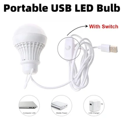 Lámpara de Lectura LED USB Portátil para Camping y Emergencias