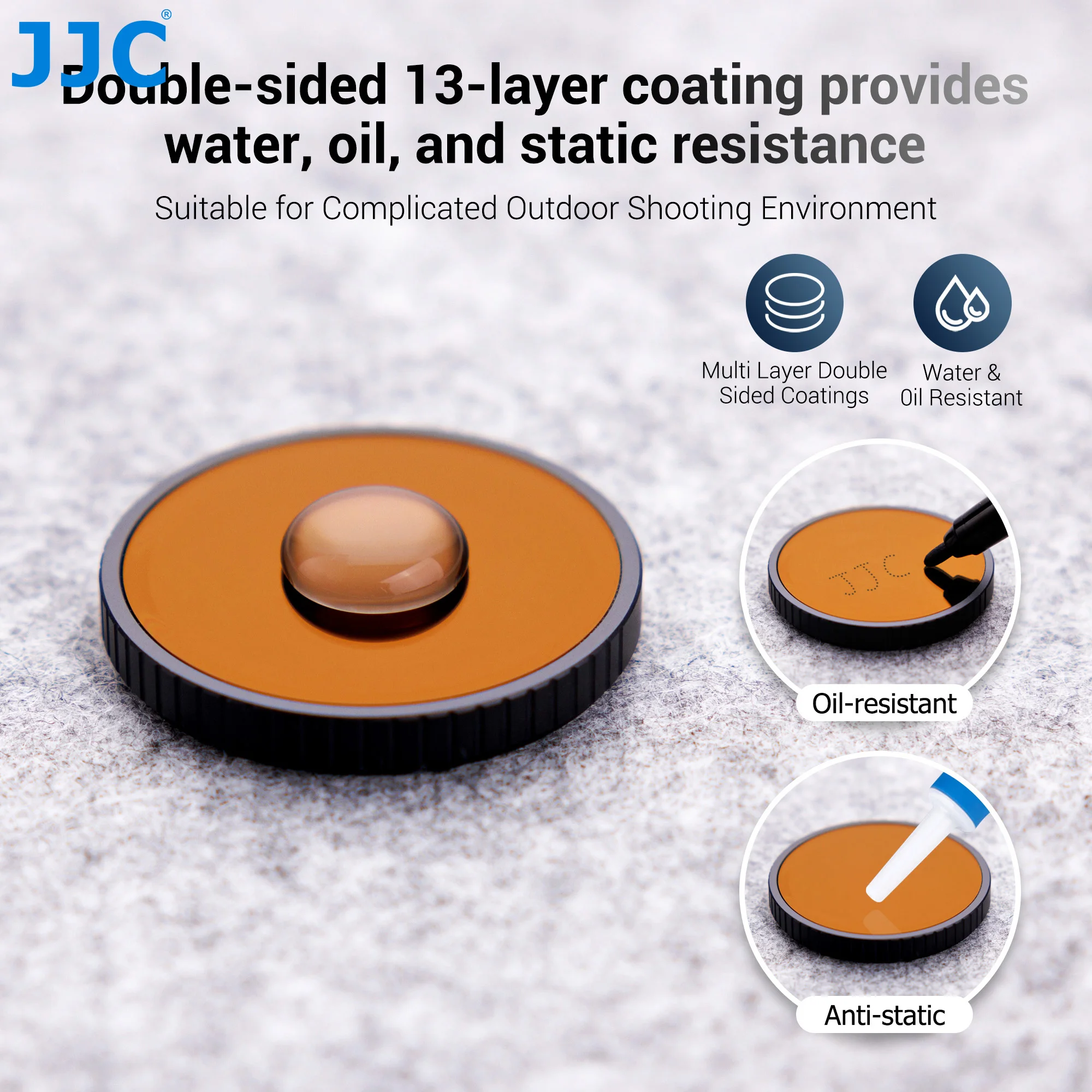 Filtro de lente JJC para DJI Action 5 Pro Action 4 Action 3 accesorios de cámara CPL ND32 ND16 ND8 filtro polarizador HD de densidad neutra - imagen 5