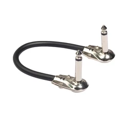 Cable Jack Guitarra 6,35mm Macho a Macho – Conector Ángulo Recto