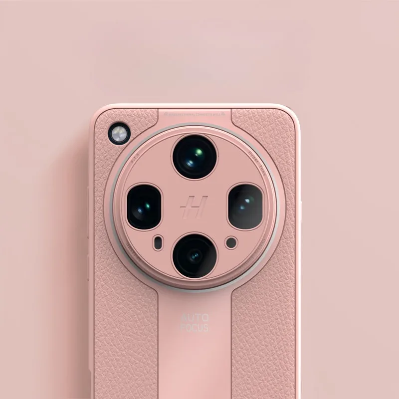 Para OPPO Find X8 Ultra funda ELVEV lujo textura esmerilada PU cuero TPU mate lente protección teléfono cubierta - imagen 2