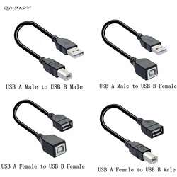 Cable USB 2.0 Tipo A Hembra a USB-B Impresora 30cm