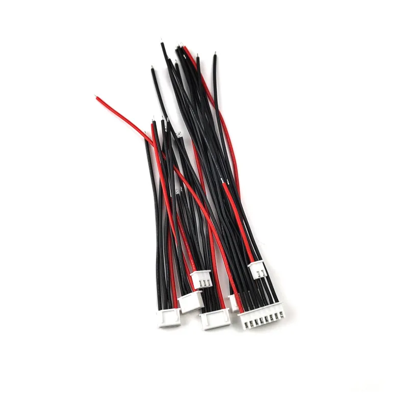 5 uds JST XH XH2.54 1s 2s 3s 4s 5s 6s 7s conector de Cable de enchufe del cargador de batería 5cm 8cm 10cm 15cm 20cm 3239-22AWG Cable de silicona - imagen 3