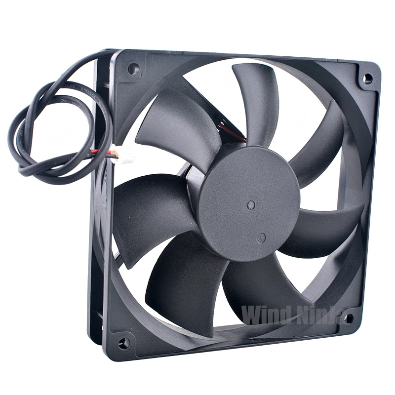 AD1224UB-A71GL Ventilador de refrigeración con rodamiento de bolas doble 12 cm x 120 mm x 25 mm DC24V 0.25A 2 pines para fuente de alimentación del convertidor de frecuencia