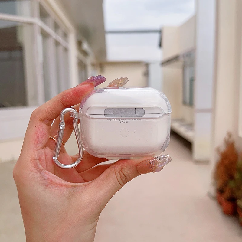 Funda inalámbrica Bluetooth para AirPods1/2/3 AirPods4 AirPods Pro y pro2 Tpu funda para auriculares con patrón de flores con llavero - imagen 5