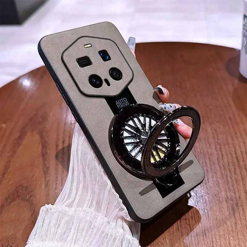 Funda para Honor Magic 7 7Pro Magic7 RSR x7c X9C, funda de teléfono con anillo magnético para Magic7 RSR, parachoques de cuero a prueba de golpes чехол - imagen 3