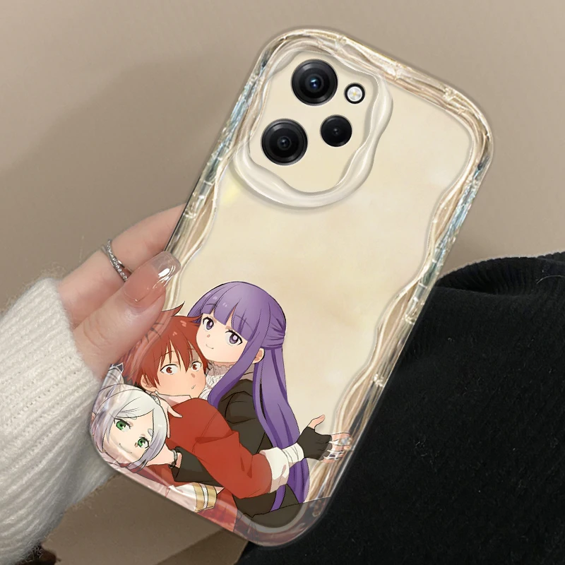 Funda Frieren Fern Stark para Xiaomi Redmi Note 13 12 12Pro 11 10 Pro POCO F4 X3 X4 GT X5 X6 funda de teléfono de aceite ondulado - imagen 3