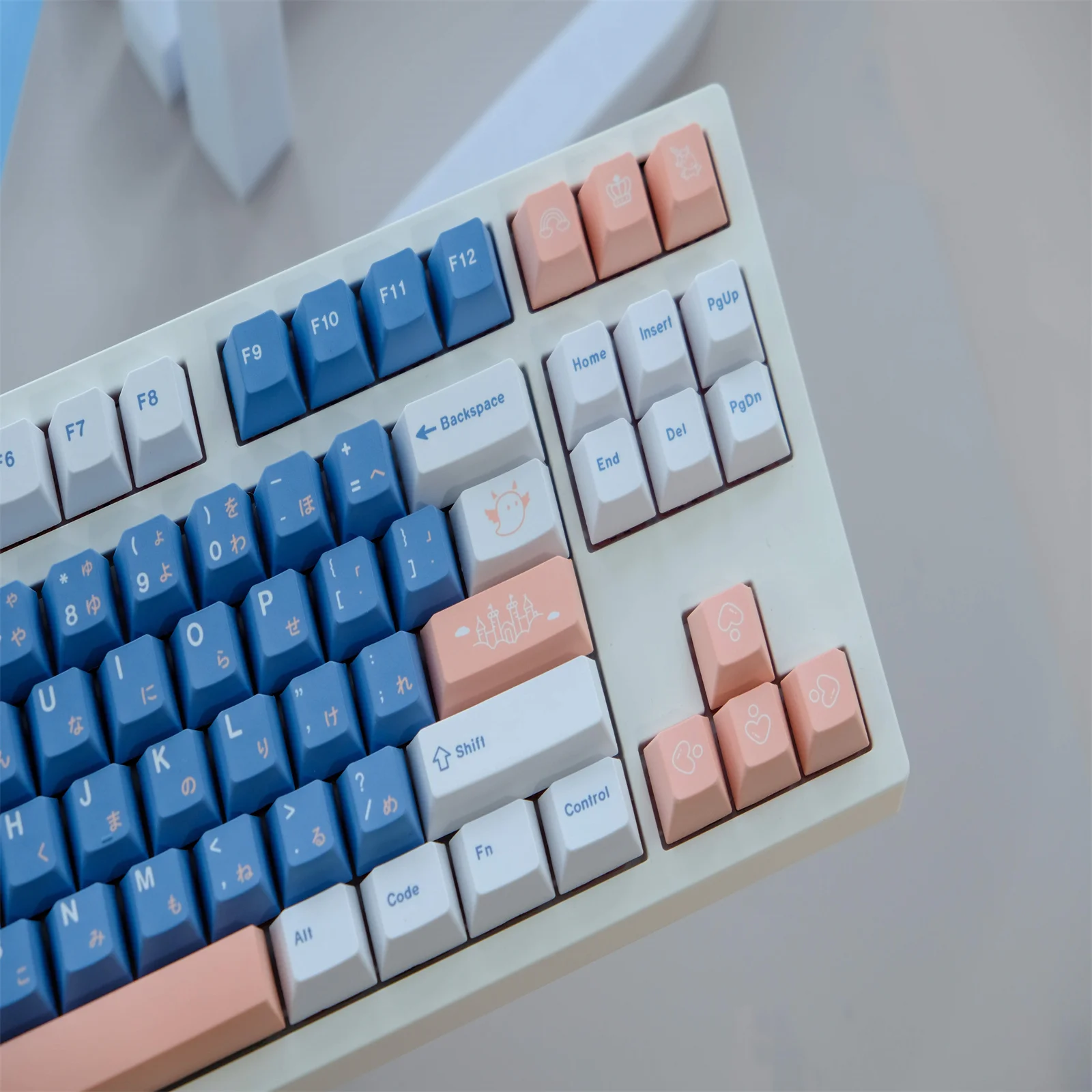 GMK-teclas de regalo, 134 teclas, Material PBT, perfil de cereza para teclado mecánico Cherry MX Switch 61/64/68/75/84/87/98/104