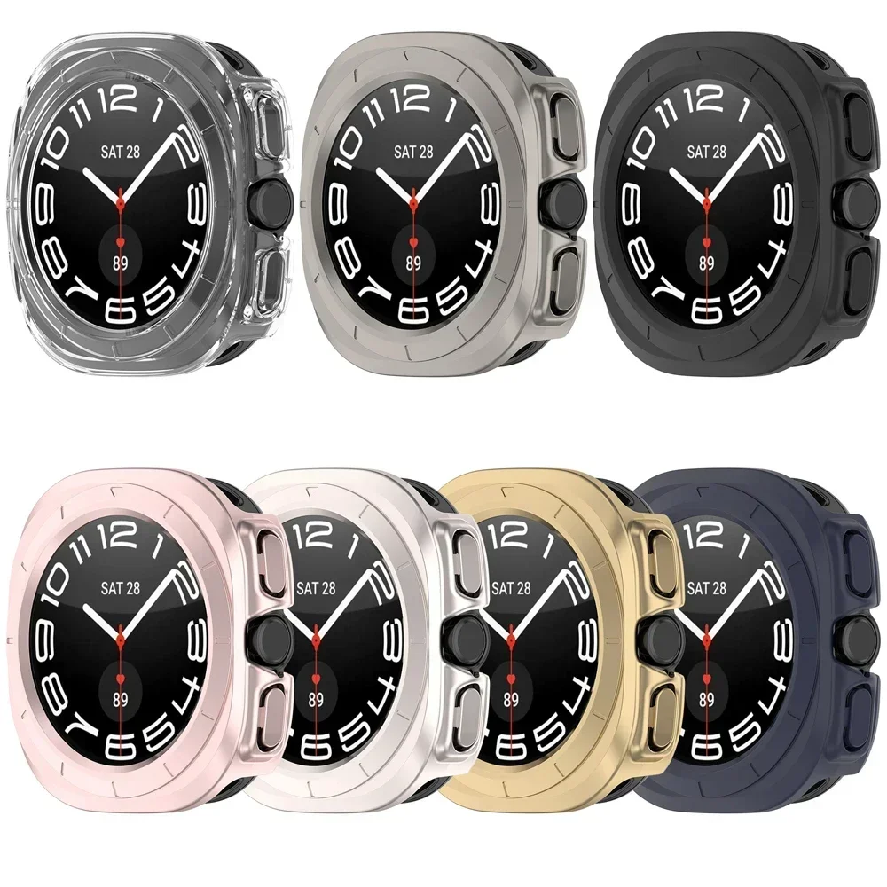 Protección integral de la cubierta del reloj para Samsung Galaxy Watch Ultra / Ultra 2 2025 47mm Protector de pantalla de PC carcasa de parachoques - imagen 2