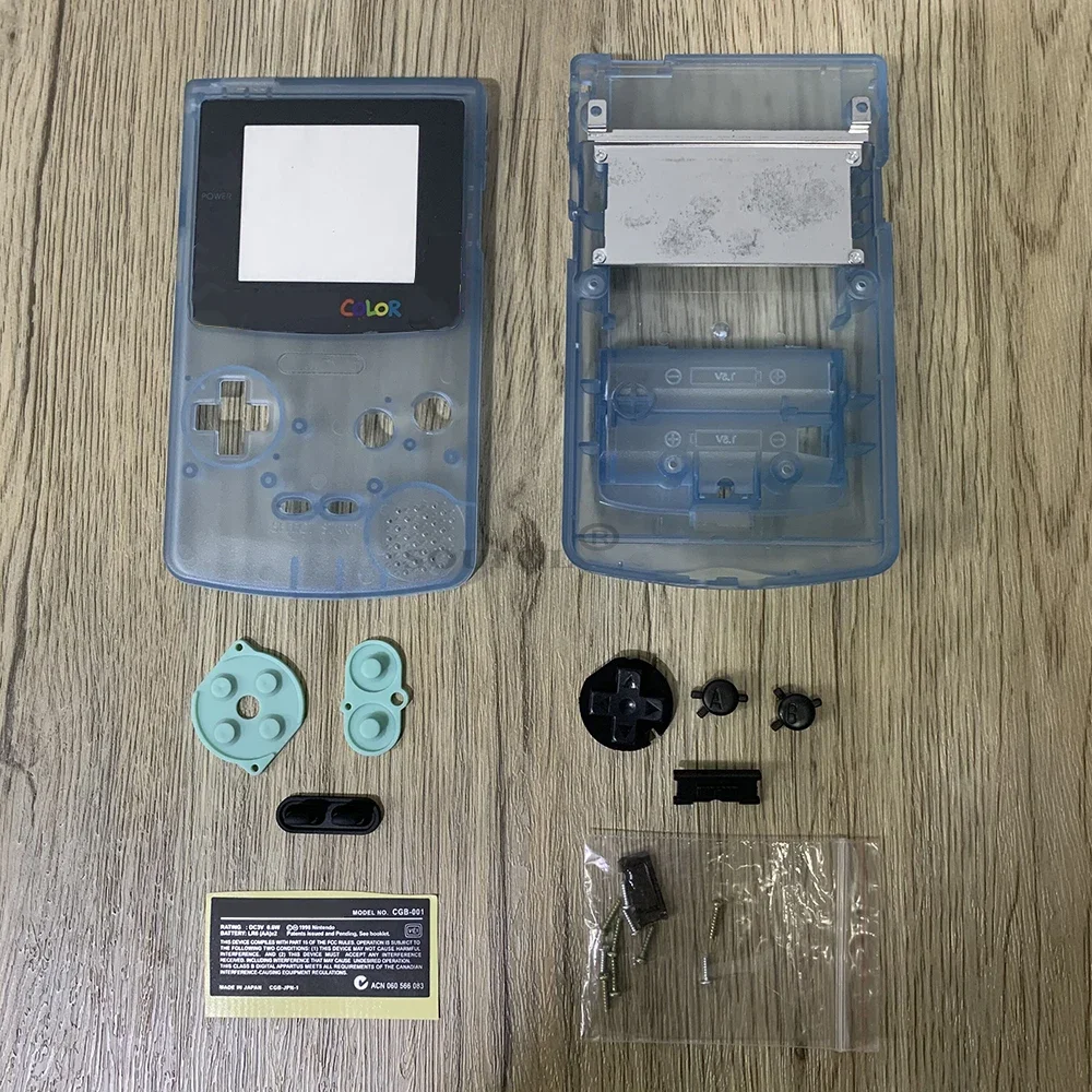 Nueva funda de carcasa limitada con botones de repuesto para consola GBC Gameboy Color, Kit de carcasa, accesorios - imagen 3