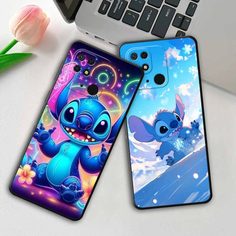 Funda para Xiaomi Poco C50 F3 F4 F5 C51 X3 X4 X5 C65 M5 M3 M4 Pro funda trasera suave para teléfono punto azul Disney - imagen 4