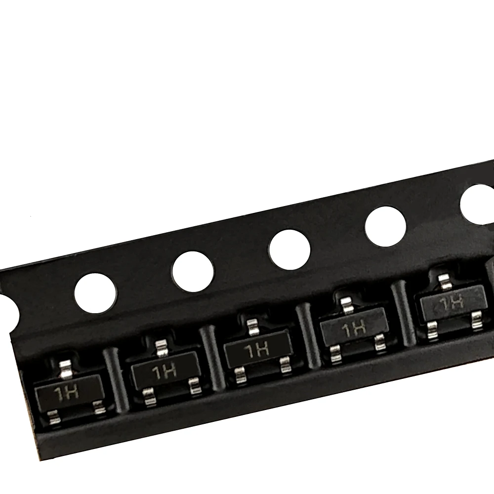 (100 piezas) MMBTA05 (marcado 1H) SOT-23 SMD NPN triodo de transistor de señal - imagen 3