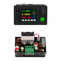 SK150C CNC Boost Buck DC Módulo de fuente de alimentación regulada ajustable Pantalla a color de 1,8 pulgadas DC 7-36V 8A 150W