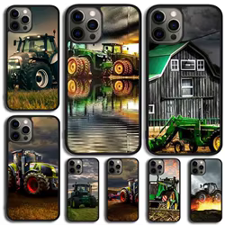 Funda de teléfono para Tractor de vehículos agrícolas, para iPhone 17 Air 15 Pro MAX 16 Plus 14 11 12 13
