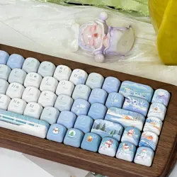 Teclas Cherry MOA PBT Degradado Azul – Para Teclado Mecánico