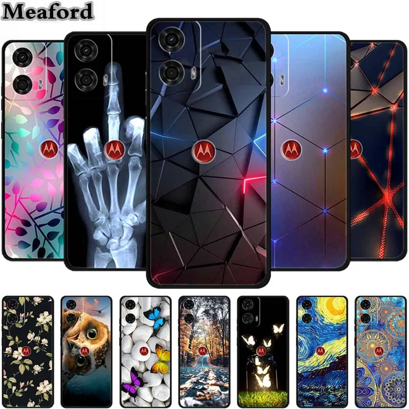 Para Motorola G Stylus 5G 2024 funda TPU animales fundas de teléfono de silicona suave para Moto G Stylus 5G 2024 Wolf funda protectora trasera