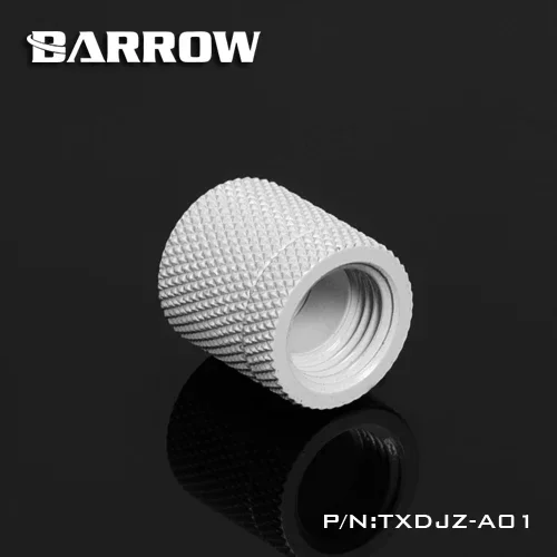 Barrow TXDJZ-A01, accesorios giratorios de doble rosca interna, negro/plata/blanco, hembra a hembra, accesorios de rotación 360