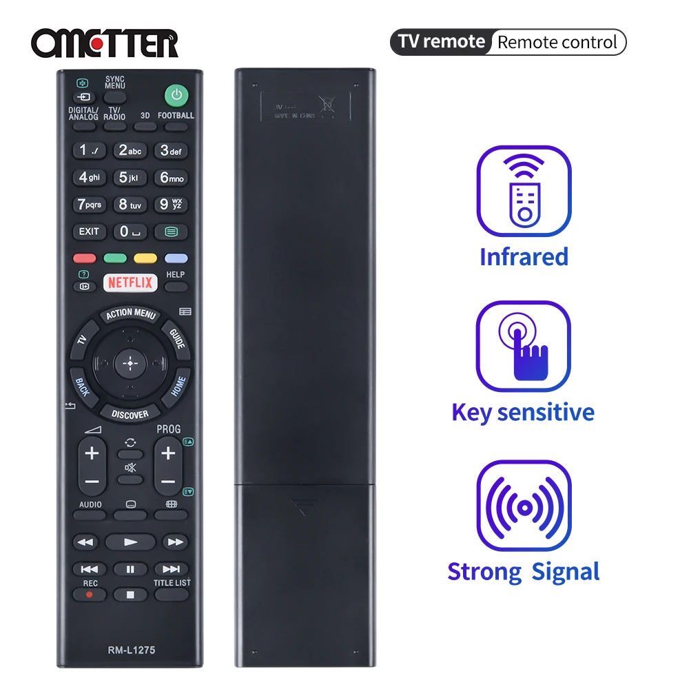 Nuevo Control remoto Universal RM-L1275 para Sony TV RMT-TX100D RMT-TX100E RMT-TX102D KDL-43W808C KDL-50W755C - imagen 2