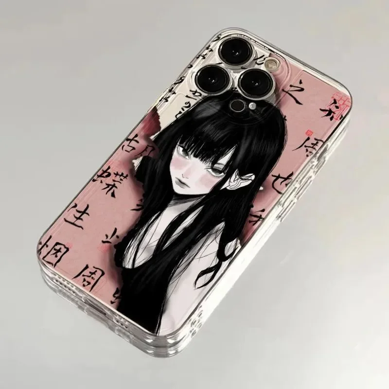 Funda de teléfono japonesa de lujo de Anime Tomie Kawakami INS coreana para Samsung S25 S24 S23 S22 S21 FE Note20 Note10 Plus Ultra Lite 5G TPU - imagen 4