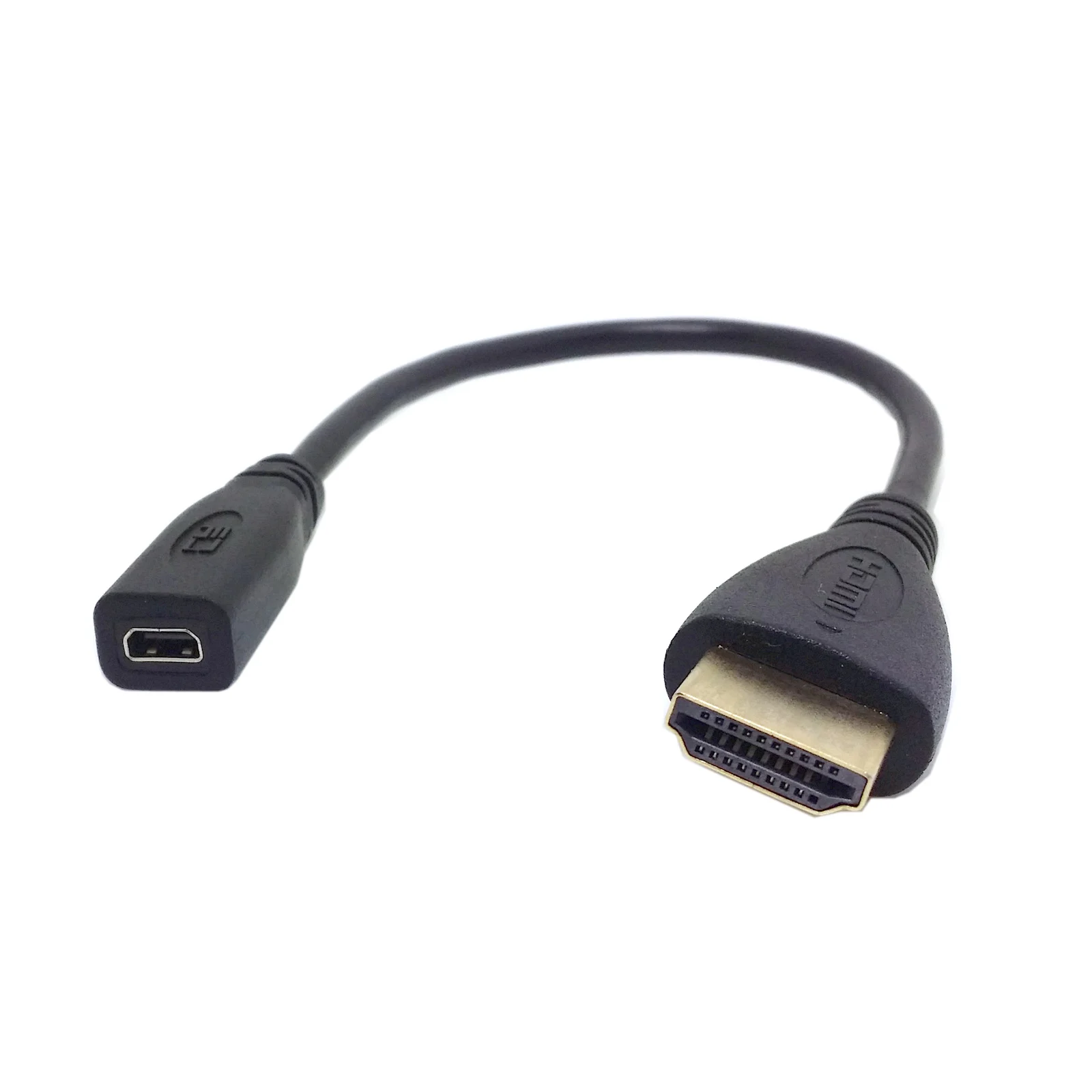 15cm Micro Mini HDMI compatible con enchufe hembra a HDMI adaptador macho 4K hdmi Cable macho - imagen 3