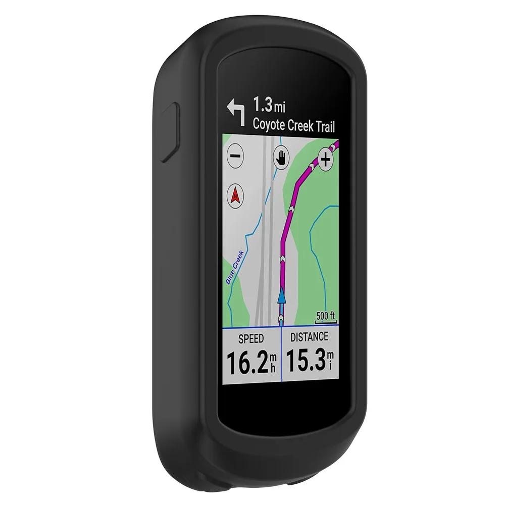 Vidrio + funda para Garmin Edge Explore 2, Protector de pantalla de vidrio templado y cubierta protectora de silicona suave, accesorios Explore2 - imagen 5