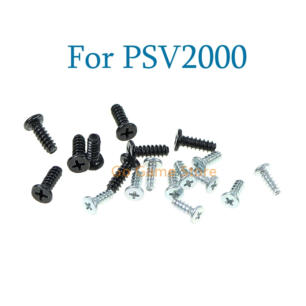 1 Juego de tornillos para PSV2000, repuesto para consola de juegos PS Vita 2000, juego completo de tornillos