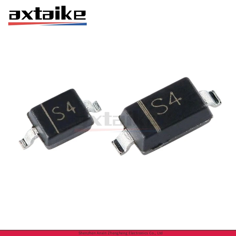 100 Uds SD103AW S4 SOD-123 SOD-323 0805 SD103AWS 40V 350mA SMD SD103AW-7-F SD103AW-13-F diodo de barrera Schottky 1N5819 B5819WS