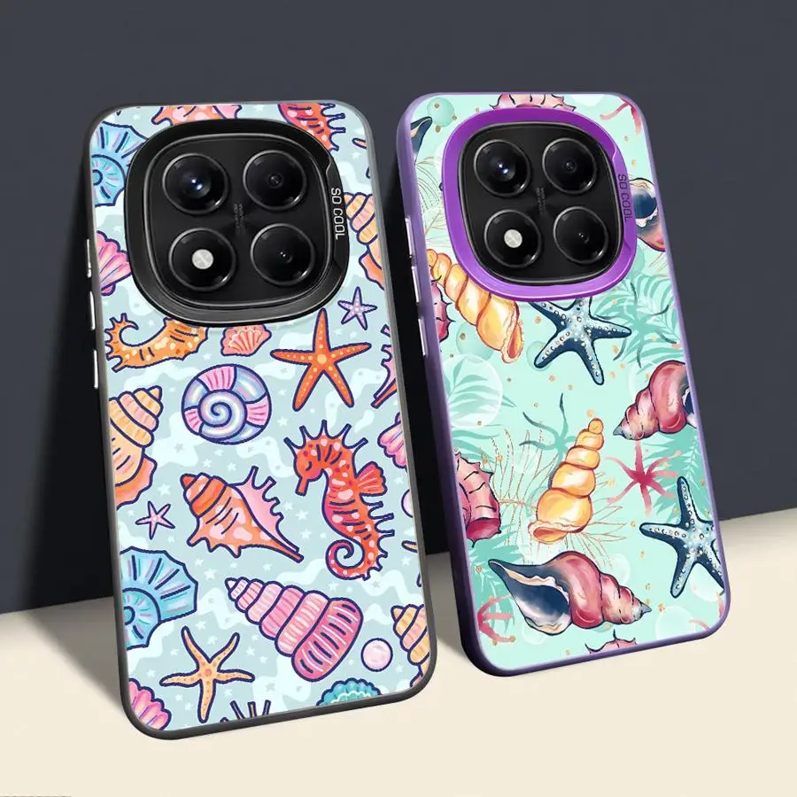 Funda para Xiaomi Redmi Note 9s 13 12 11 14 Pro Plus 12s 10Lite 10s 11s funda trasera para teléfono carcasa de organismo marino