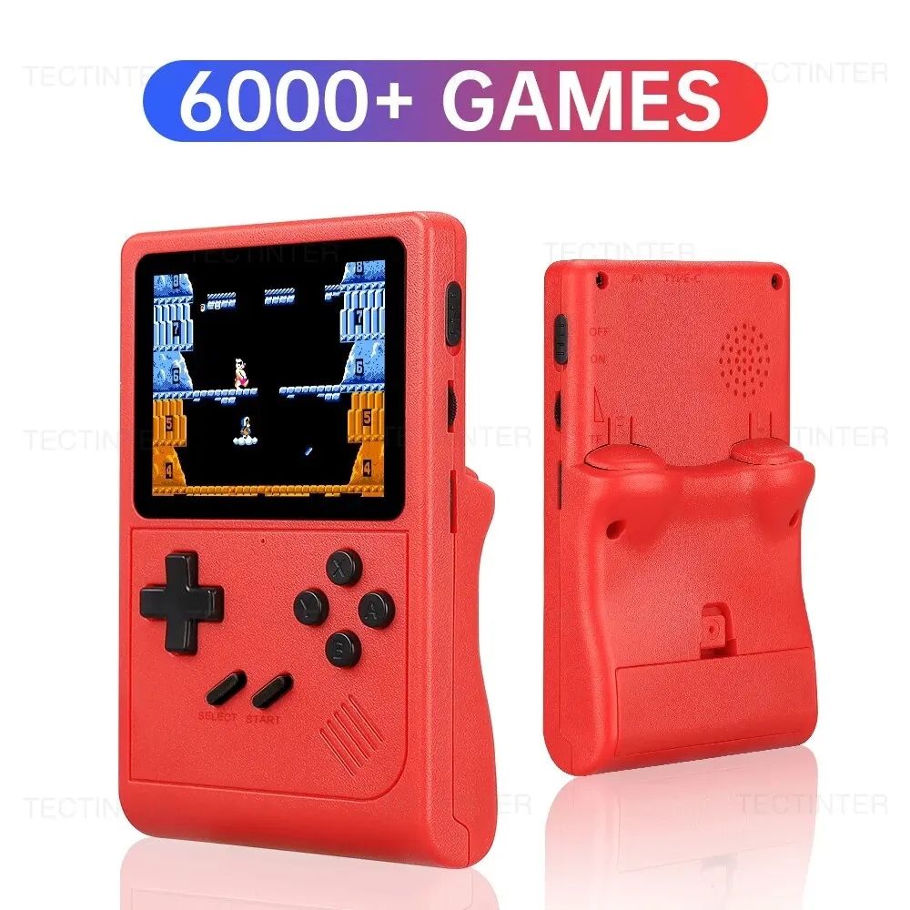 Consola de juegos portátil GB300, videoconsola con pantalla de 3,0 pulgadas, 6000 juegos integrados para SF/SFC/GB/GBA, compatible con salida AV - imagen 2