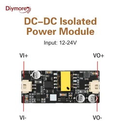Módulo de fuente de alimentación aislado DC-DC Entrada de 12-24V Salida de 12V24V Módulo de alimentación aislado de alta eficiencia de 15W