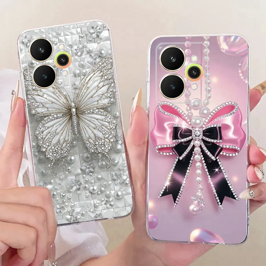 Funda de teléfono con estampado bonito 2025 para Realme 15 15Pro, fundas de silicona suave TPU para Realme15 15 Pro 5G, fundas traseras para parachoques - imagen 4