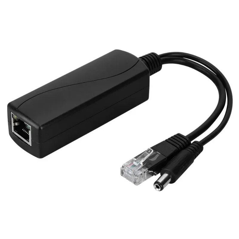 Adaptador PoE 48V a 12V Cable Divisor Inyector Huawei Hikvision - imagen 3