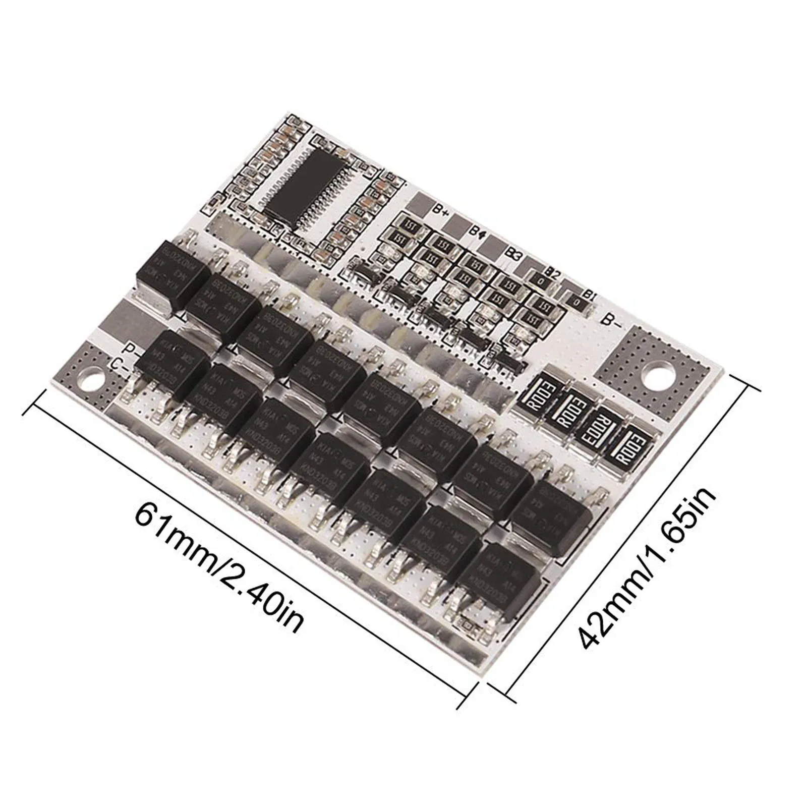1 Uds 3s/4s/5s Bms 3,2 v 3,7 v 100a Li-ion Lmo placa de circuito de protección de batería de litio ternaria carga de equilibrio de polímero de litio - imagen 3