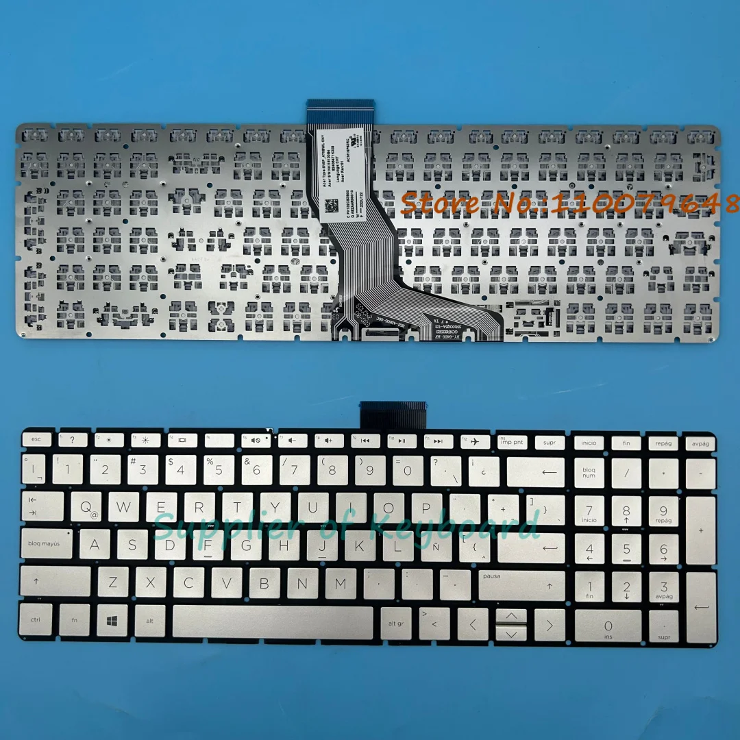 Nuevo teclado latino/español para HP 15-bw015la 15-bw016la 15-bw017la 15-bw018la 15-bw019la 15-bw020la 15-bw021la 15-bw022la