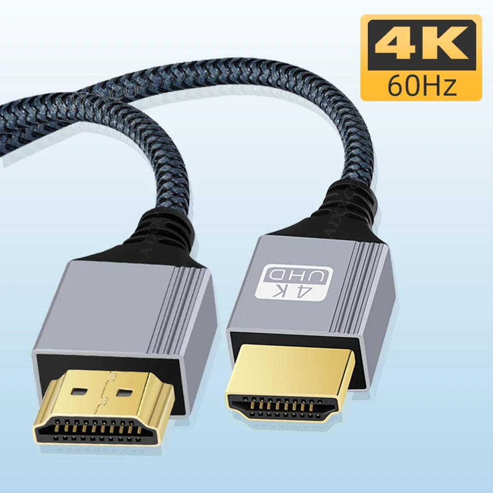 Cable HDMI 2.0 4K 60Hz Compatible Xiaomi Xbox PS5/PS4 2/3/5/10 m
