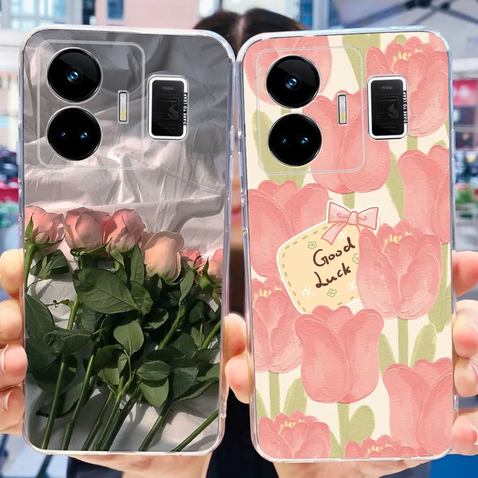 Funda de silicona suave para teléfono, carcasa de TPU con dibujos de dragón para Realme GT3, RMX3709, GT 3, GT3, 240W, 5G - imagen 3