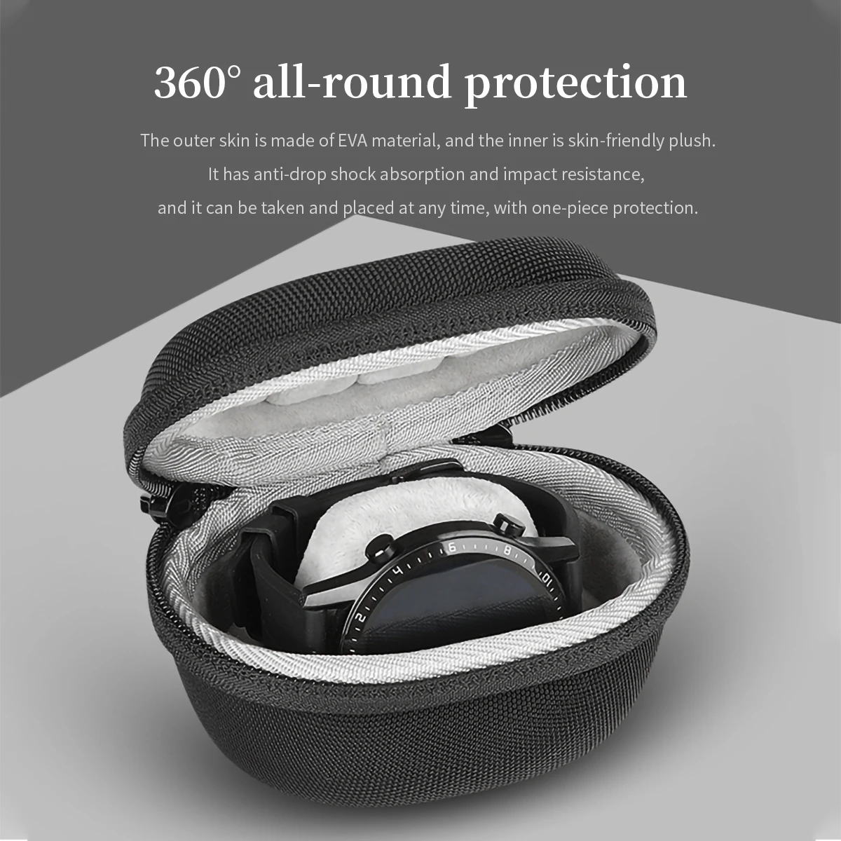 Hard EVA Wristwatch Storage Bag for Samsung Galaxy Watch5 Watch 5 Pro Protect Box for Apple iWatch 7 6 SmartWatch Portable Case - imagen 4