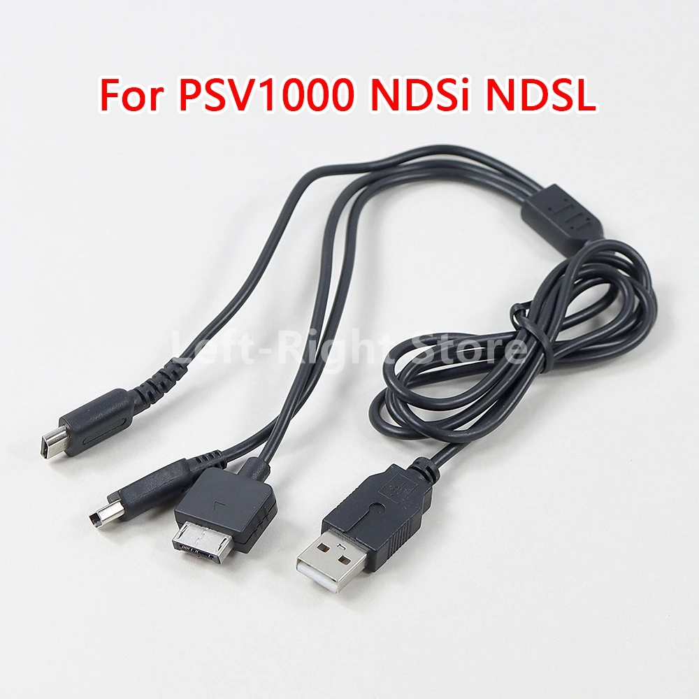 1 Uds para PSV1000 PSV 1000 3 en 1 Cable de carga de cargador USB para Nintendo NDSL NDSI